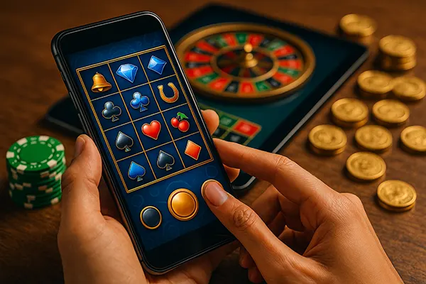 Interfaz táctil casino