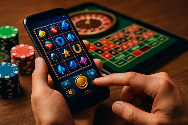Interfaz táctil casino