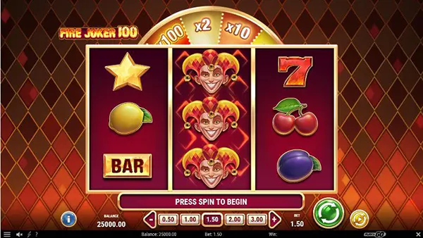Jugabilidad Fire Joker